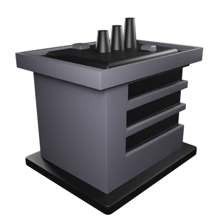 Usine  3D Icon