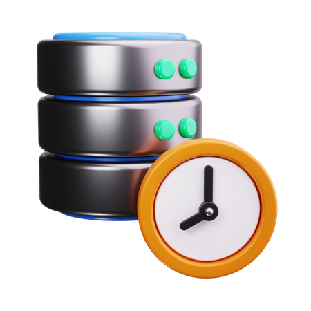 Uso de base de datos  3D Icon