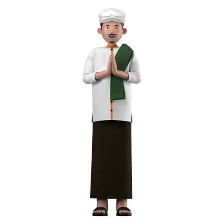 Ustadz  3D Icon