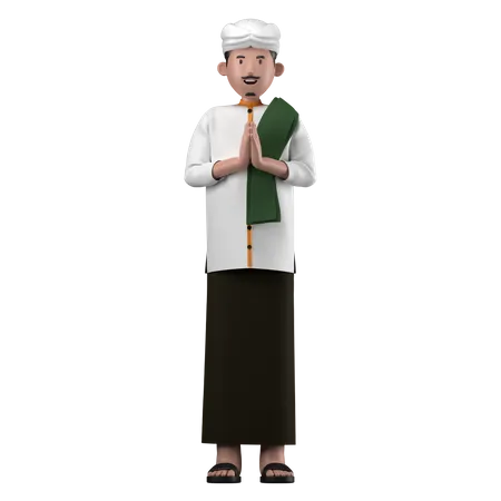 Ustadz  3D Icon