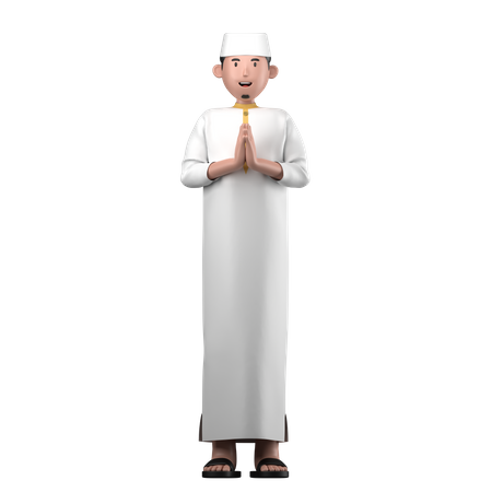 Ustadz  3D Icon