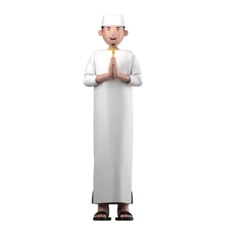 Ustadz  3D Icon