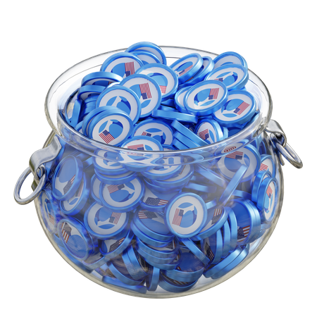 Ustc Clear Glass Pot  3D Icon