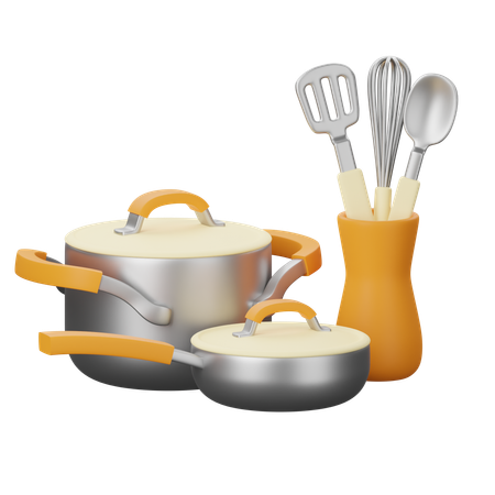 Ustensiles de cuisine  3D Icon