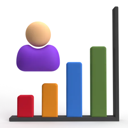 Gráfico de usuario  3D Icon