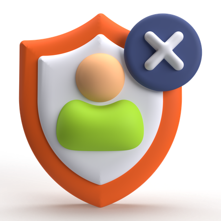Usuario inseguro  3D Icon
