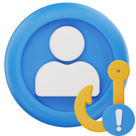 Usuario que denuncia phishing  3D Icon