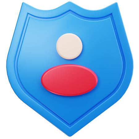Escudo do usuário  3D Icon