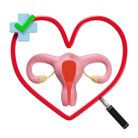 Uterus Research  3D Icon