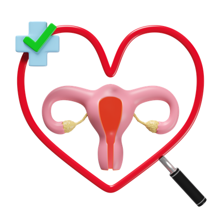 Uterus Research  3D Icon
