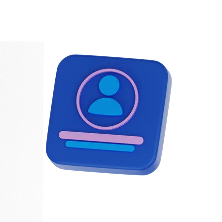 Utilisateur  3D Icon