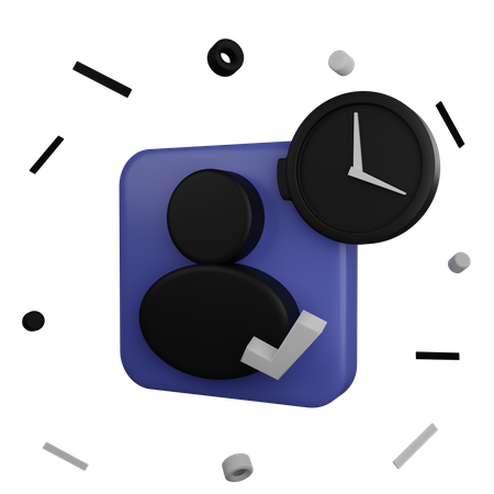 Utilisateur actif  3D Icon