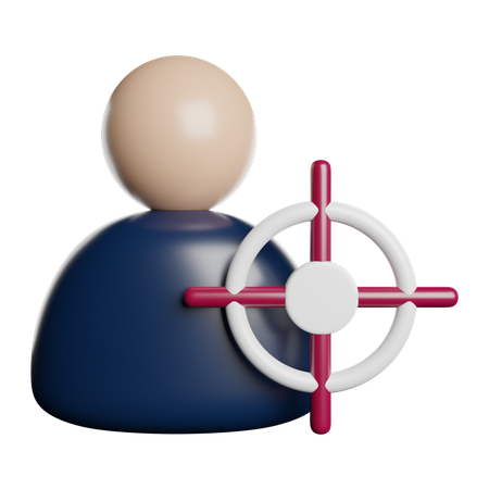 Cible utilisateur  3D Icon