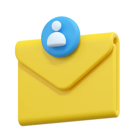 E-mail de l'utilisateur  3D Icon