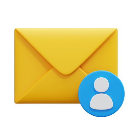 E-mail de l'utilisateur  3D Icon