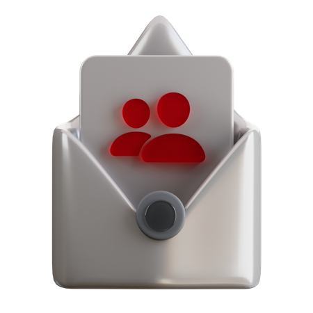 Courrier utilisateur  3D Icon