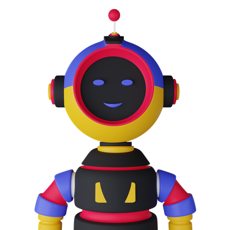 Utilisateur de robots  3D Icon