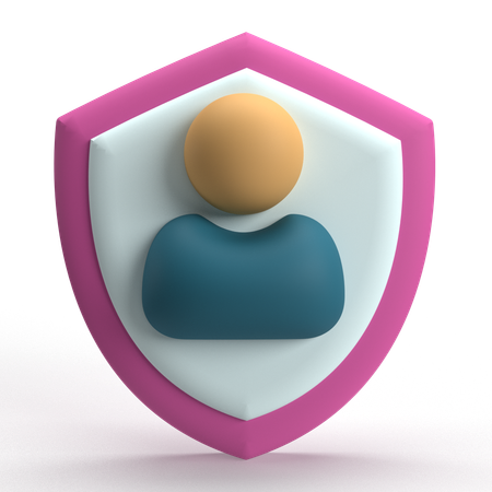 Bouclier utilisateur  3D Icon