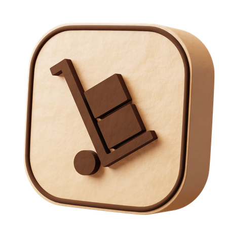 Utiliser le chariot  Icône 3D