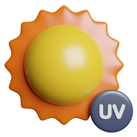 Uv  3D Icon