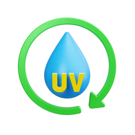 Uv  3D Icon