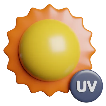 Uv  3D Icon