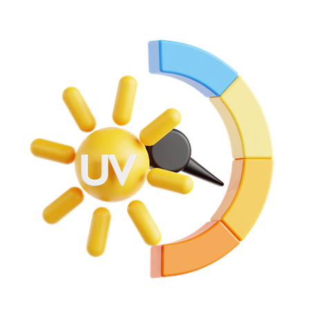 UV-Index-Messgerät  3D Icon