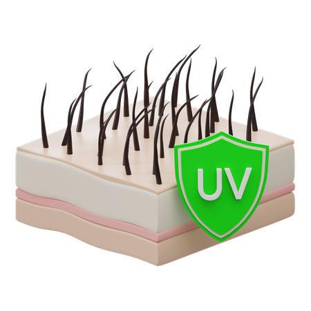 Uv Protection  3D Icon