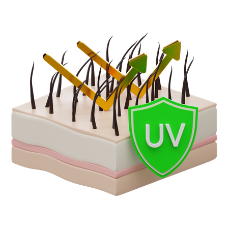 Uv Protection  3D Icon