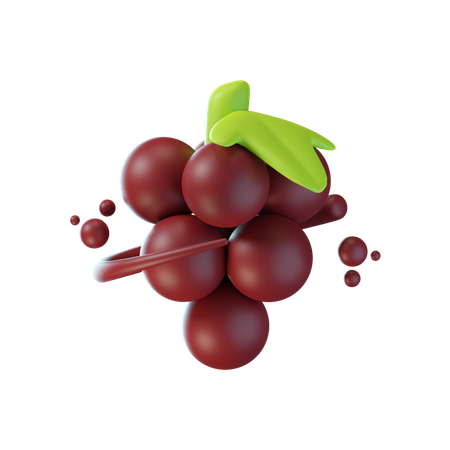 Uva  3D Icon
