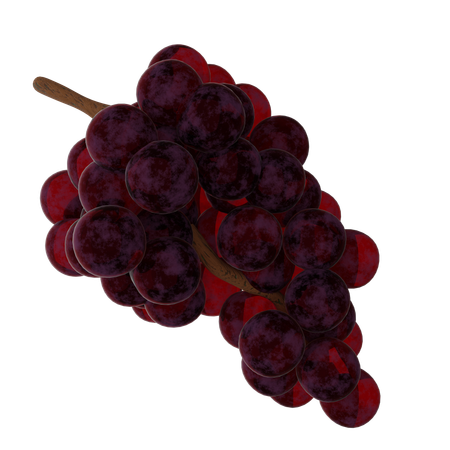 Uvas  3D Icon