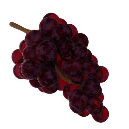 Uvas  3D Icon