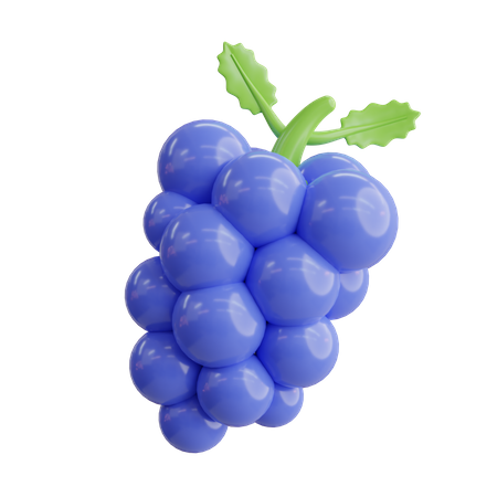 Uvas  3D Icon