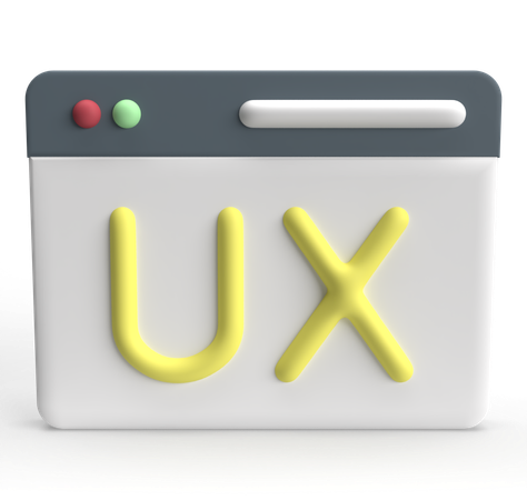 UX  3D Icon