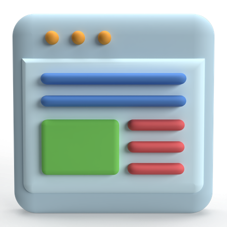 UX Design  3D Icon