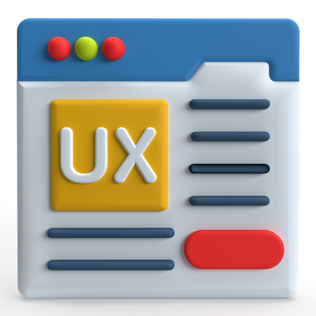 Conception UX  3D Icon