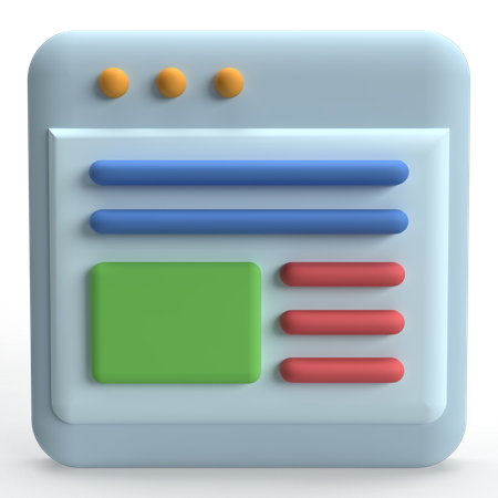 UX Design  3D Icon