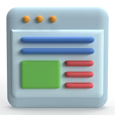 UX Design  3D Icon