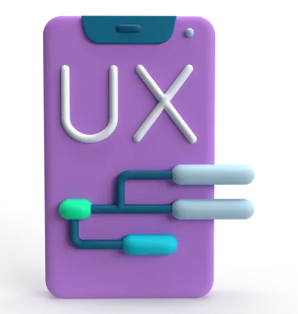 UX Design  3D Icon