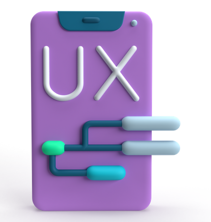 Design de experiência do usuário  3D Icon