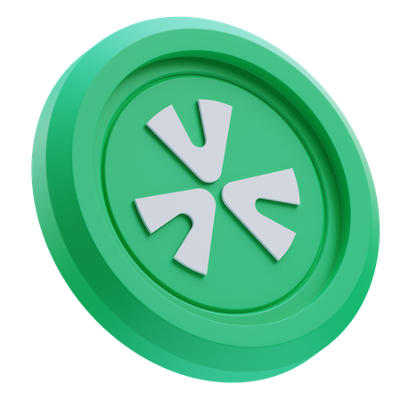 UXLINK Cryptocurrency  3D Icon