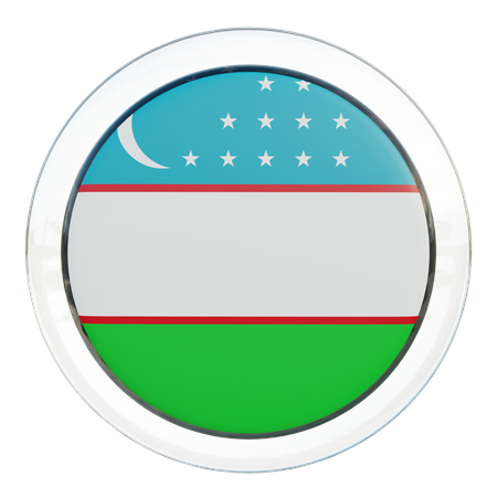 Uzbekistan Flag  3D Flag