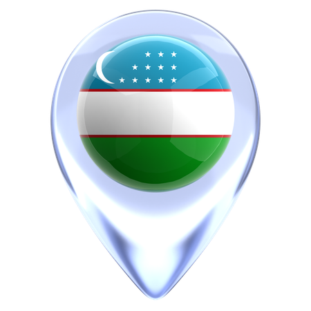 Uzbequistão  3D Icon