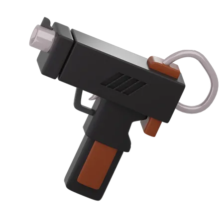 Uzi  3D Icon