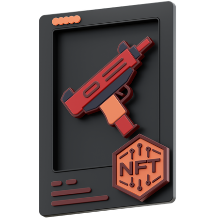 UZI NFT 3D Icon