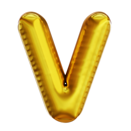 V  3D Icon