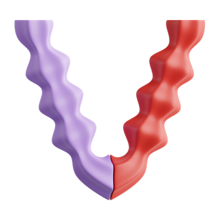 V  3D Icon