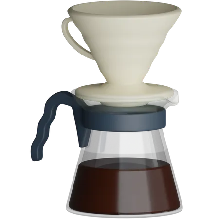 V 60 Ceramic Dripper  3D Icon