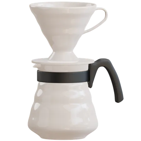 V 60 Coffee Maker  3D Icon