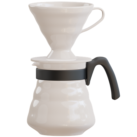 V 60 Coffee Maker  3D Icon